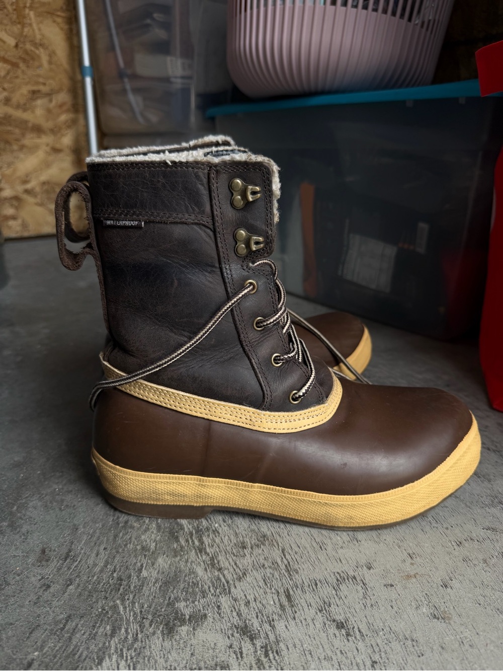 Women's XtraTuf Brown Insulated Winter & Rain Boots - Waterproof